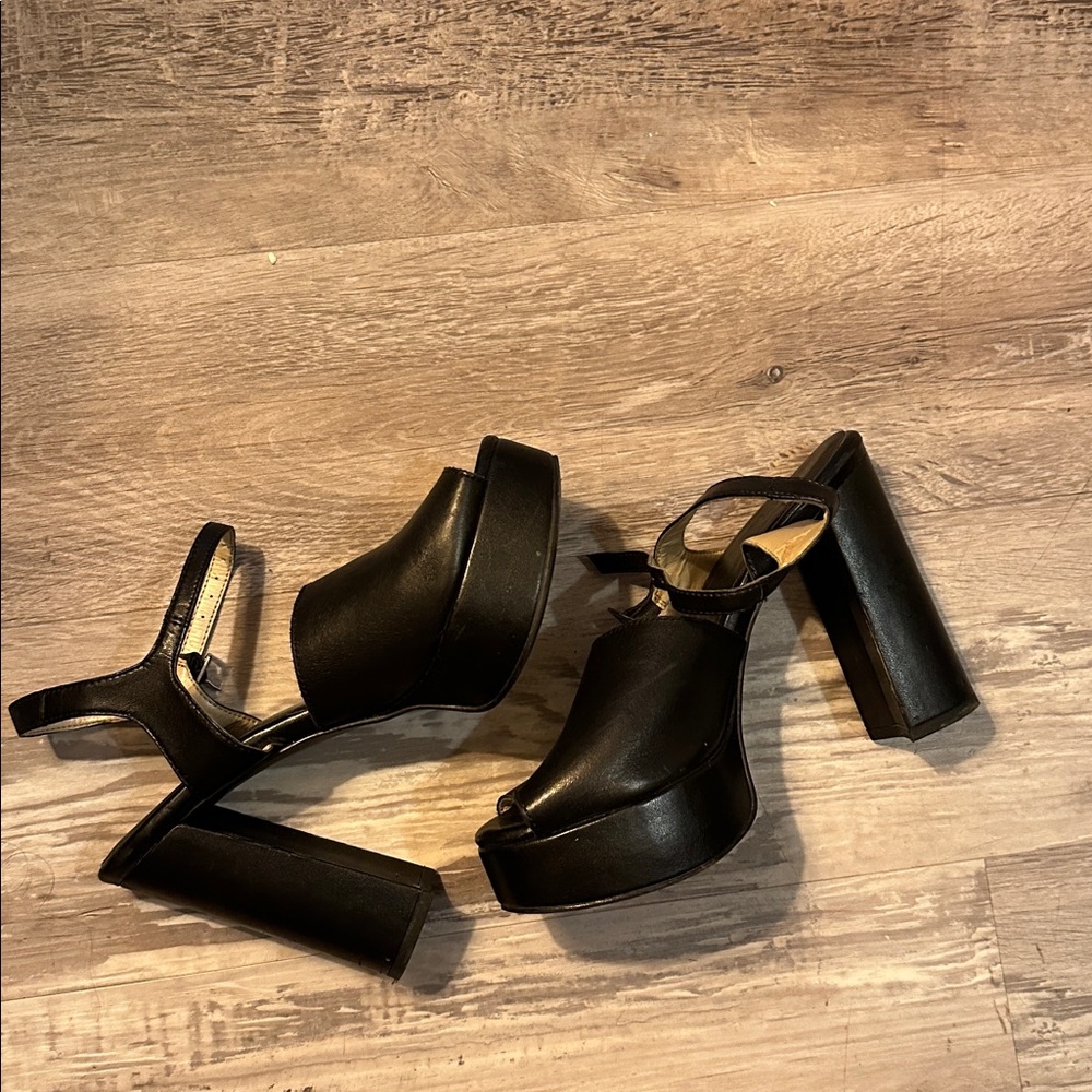 Urban Outfitters Black Platform Heels
